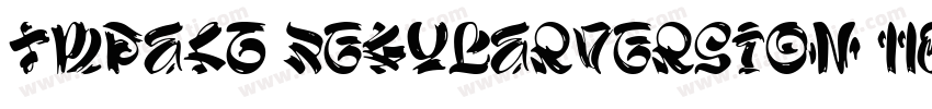 Impact RegularVersion 110字体转换